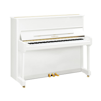 YAMAHA P121 PWH piano droit serie p 1,21m/blanc brillant