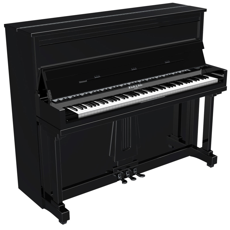 PLEYEL P124T-BLK piano droit p124 trocadéro