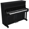 PLEYEL P124T-BLK piano droit p124 trocadéro