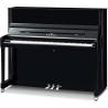 KAWAI K 300 AURES2 SLEP Noir laque accastillage chrome 122cm AURES2