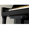 KAWAI K 300 AURES2 SLEP Noir laque accastillage chrome 122cm AURES2