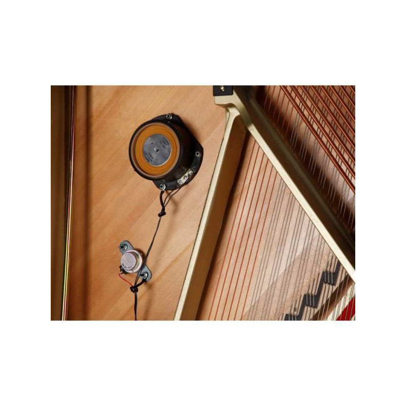 KAWAI K 300 AURES2 SLEP Noir laque accastillage chrome 122cm AURES2