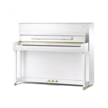 SCHIMMEL International F121 Tradition Blanc Laque Silent TWIN TONE