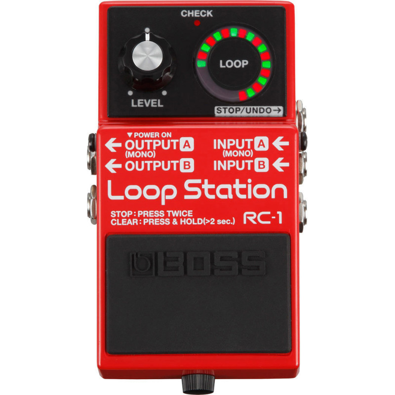 BOSS RC-1 compact pedale looper avec loop indicator dial