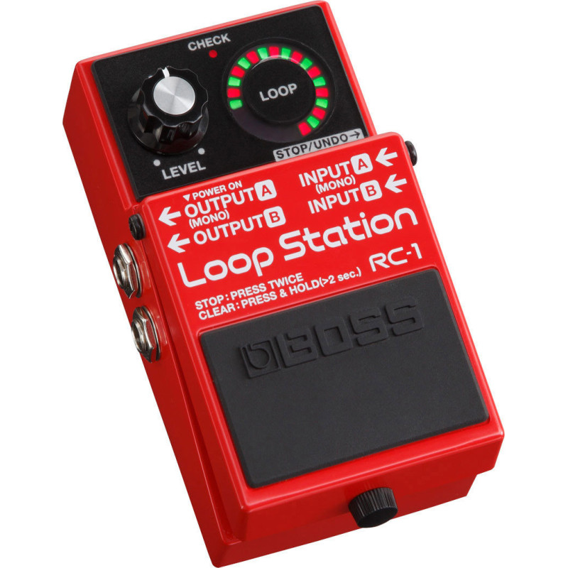 BOSS RC-1 compact pedale looper avec loop indicator dial