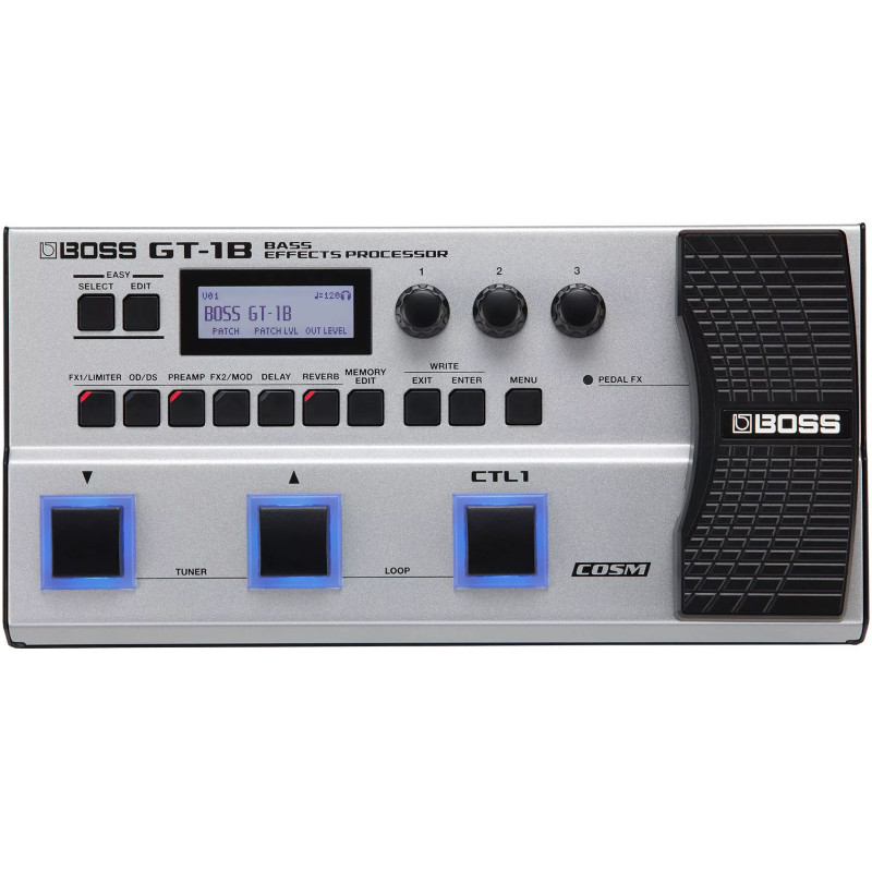 BOSS GT-1B ultra portable floor multi effects pour bass