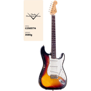 FENDER CUSTOM SHOP Strat 60's Relic 2 Ton Sunburst Rosewood