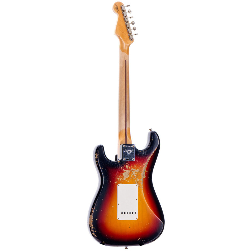 FENDER CUSTOM SHOP Strat 60's Relic 2 Ton Sunburst Rosewood