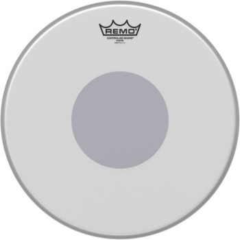 REMO CS-0114-10 peau cs sablée 14 + rond noir en-dessous pour caisse claire