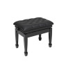 STAGG PBH 850 BKP SBK banquette de piano hydraulique noir brillant avec pelote en vinyle noir ignifugée