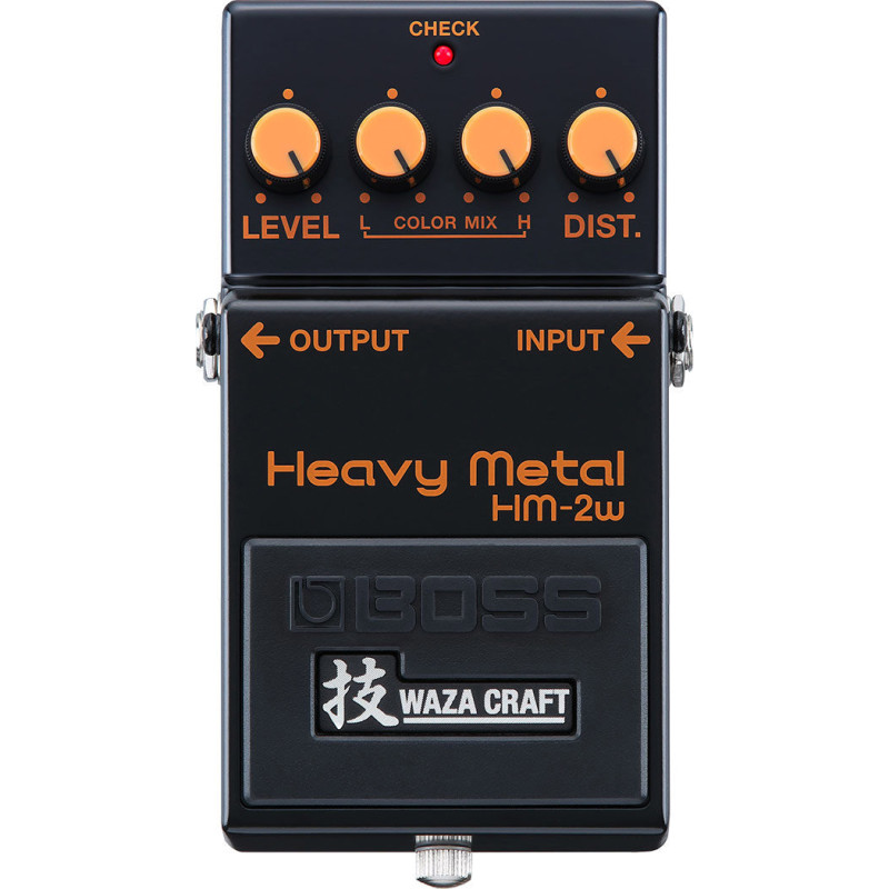 BOSS HM-2W heavy metal distortion reborn avec waza innovation - made in japan