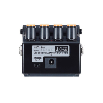 BOSS HM-2W heavy metal distortion reborn avec waza innovation - made in japan