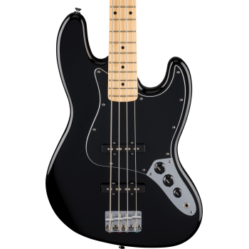 FENDER Standard Jazz Bass touche erable plaque noire Black