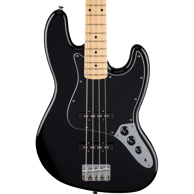 FENDER Standard Jazz Bass touche erable plaque noire Black