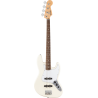 FENDER Standard Jazz Bass touche Laurier plaque blanche Olympic White