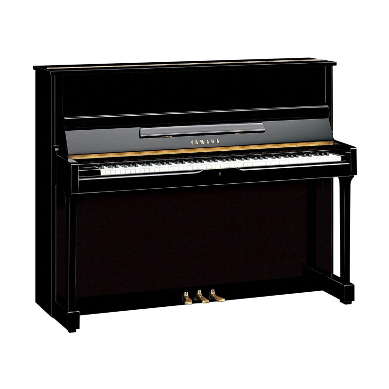 YAMAHA SU118 CPE piano droit serie u 1,18m noir brillant