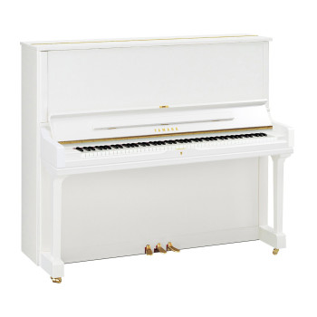 YAMAHA YUS3 PWH piano droit serie yus 1,31m/blanc