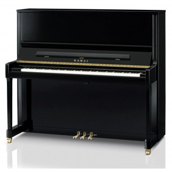 KAWAI K 600 SUSTENUTO Noir laque - 134cm - Mecanique Millenium III - Ralentisseur - Serrure