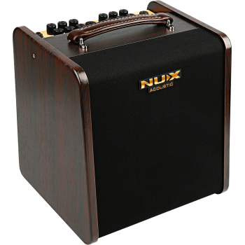 NUX STAGEMAN2-AC80 ampli acoustique 80 watts sur batterie 2 canaux - bluetooth + fx/ir/drum/looper