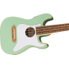 FENDER Fullerton Strat Uke touche Noyer plaque blanche Surf Green