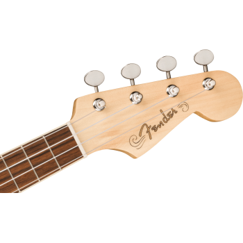 FENDER Fullerton Strat Uke touche Noyer plaque blanche Surf Green