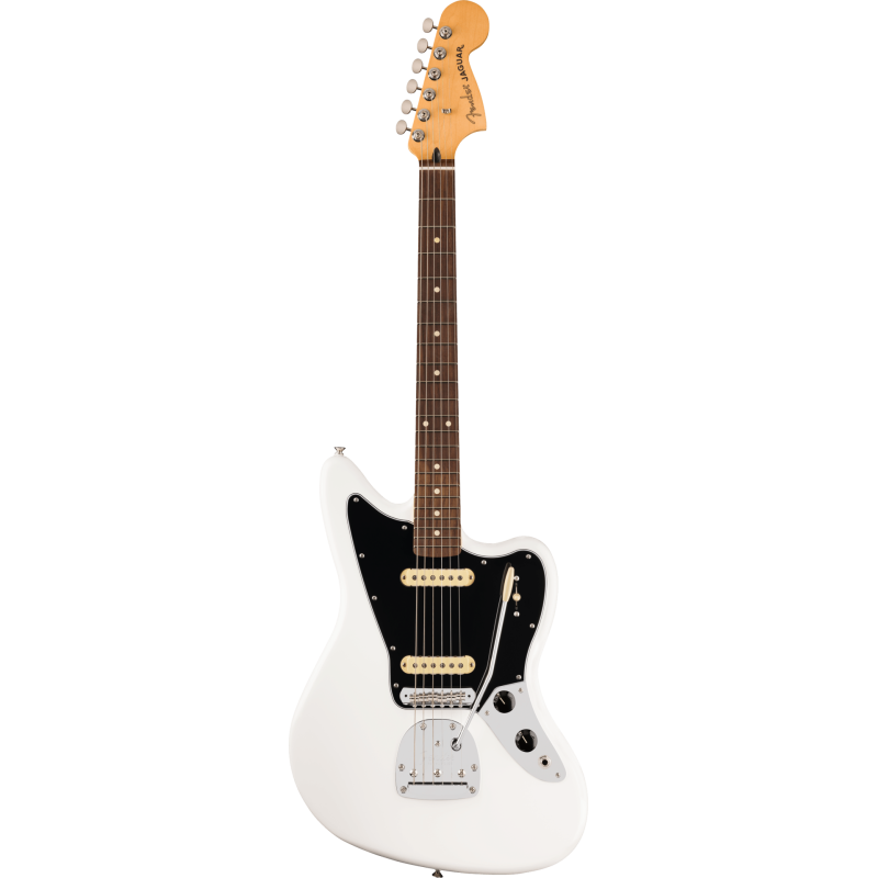 FENDER Player II Jaguar touche palissandre Polar White