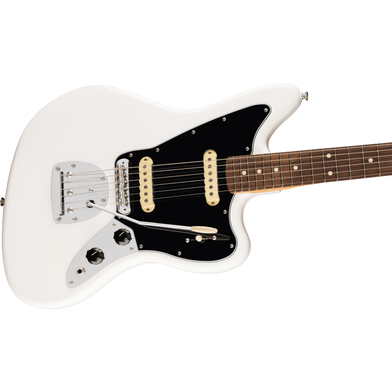 FENDER Player II Jaguar touche palissandre Polar White