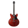 LARRY CARLTON H7 STR touche ebene Seethrough Red