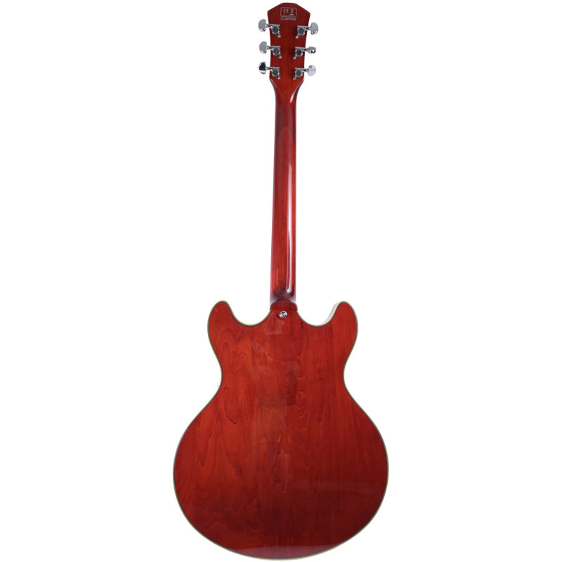 LARRY CARLTON H7 STR touche ebene Seethrough Red