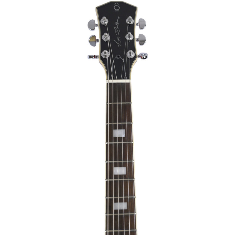 LARRY CARLTON H7 STR touche ebene Seethrough Red