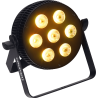 ALGAM LIGHTING SLIMPAR-710-HEX projecteur à led 7x10w 6-en-1 rgbwau slim