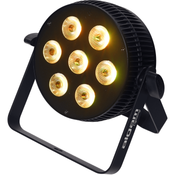 ALGAM LIGHTING SLIMPAR-710-HEX projecteur à led 7x10w 6-en-1 rgbwau slim