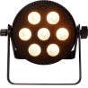 ALGAM LIGHTING SLIMPAR-710-HEX projecteur à led 7x10w 6-en-1 rgbwau slim