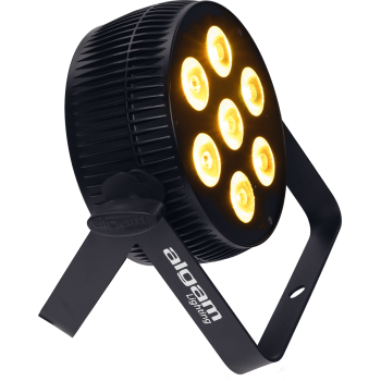 ALGAM LIGHTING SLIMPAR-710-HEX projecteur à led 7x10w 6-en-1 rgbwau slim