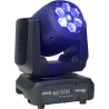 ALGAM LIGHTING MHE60 lyre wash led 6 x 15w rgbw + laser vert 200mw