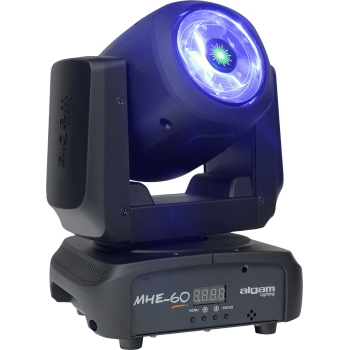 ALGAM LIGHTING MHE60 lyre wash led 6 x 15w rgbw + laser vert 200mw