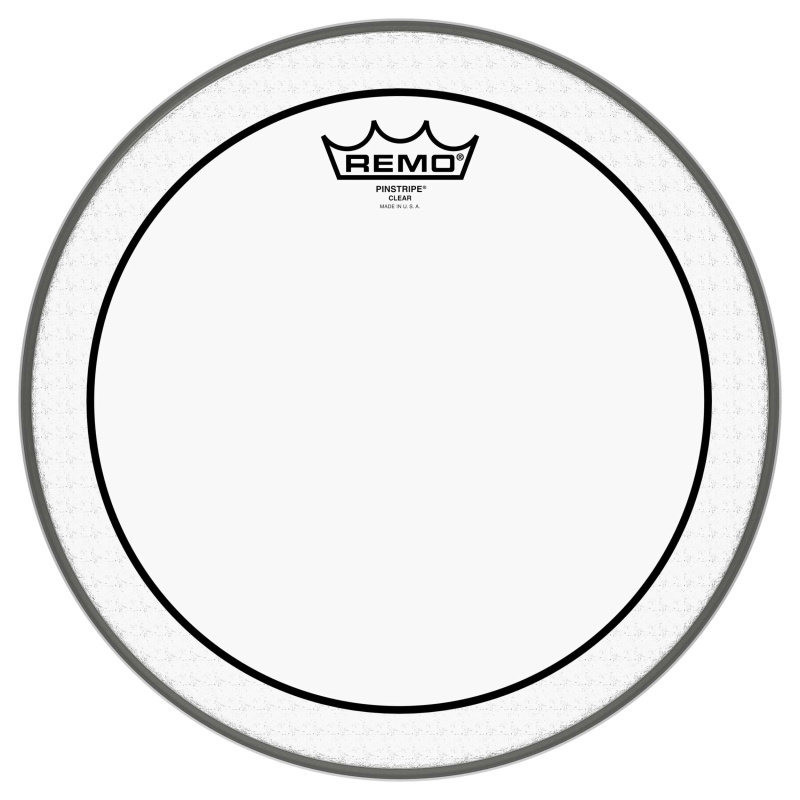 REMO PS-0312-00 peau pinstripe transparente 12 pour tom/ caisse claire