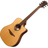 LAG T170DCE tramontane dreadnought cutaway electro