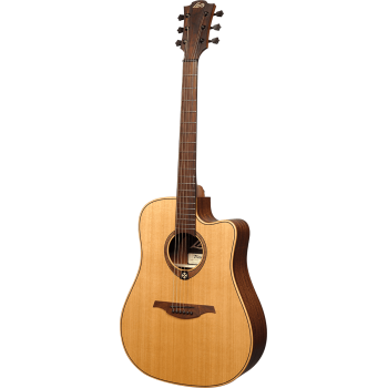 LAG T170DCE tramontane dreadnought cutaway electro