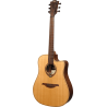 LAG T170DCE tramontane dreadnought cutaway electro