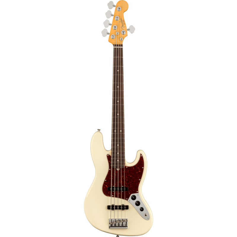 FENDER American Professional II Jazz Bass V touche palissandre Olympic White