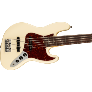 FENDER American Professional II Jazz Bass V touche palissandre Olympic White