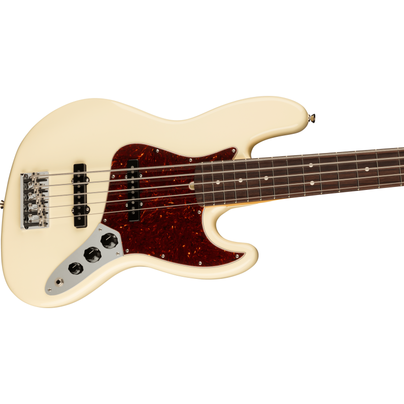 FENDER American Professional II Jazz Bass V touche palissandre Olympic White