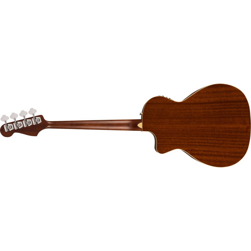 FENDER Kingman Bass touche Noyer plaque noire Shaded Edge Burst