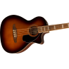 FENDER Kingman Bass touche Noyer plaque noire Shaded Edge Burst