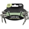 ERNIE BALL 6474 câble de patch flex 7,5cm - pack de 3 phosphorescent
