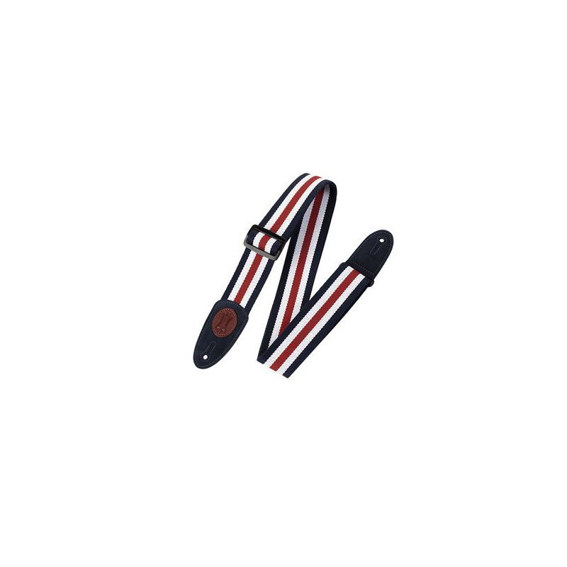 LEVY'S MSSC8-RWB 5 cm coton avec logo Levy's en cuir Red White and Blue