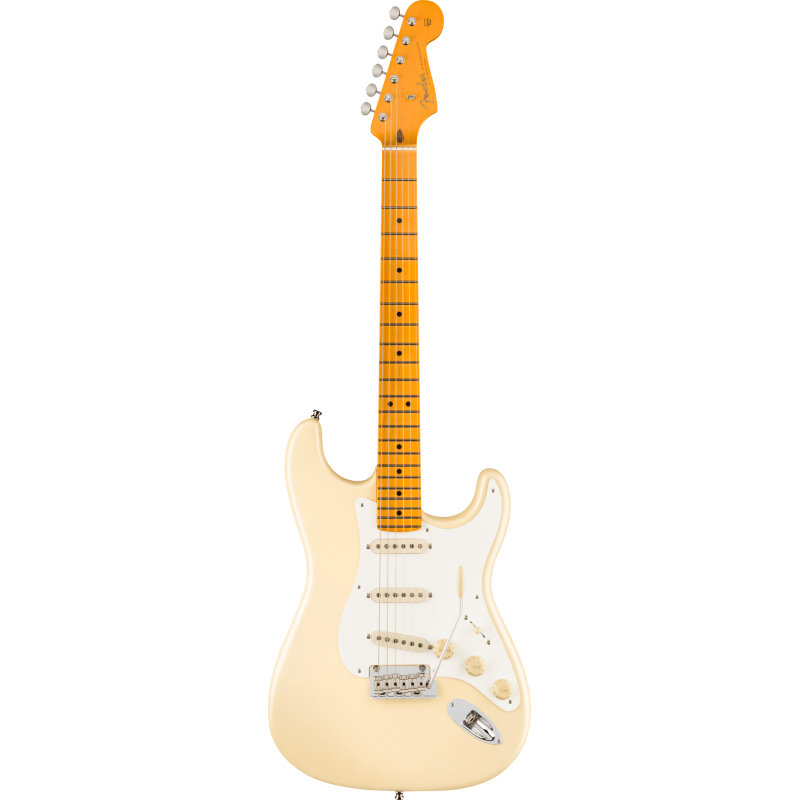 FENDER Lincoln Brewster Stratocaster touche erable Olympic Pearl