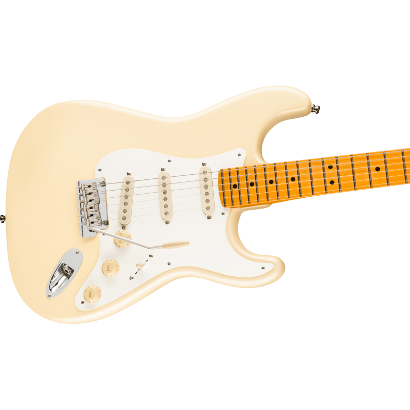 FENDER Lincoln Brewster Stratocaster touche erable Olympic Pearl