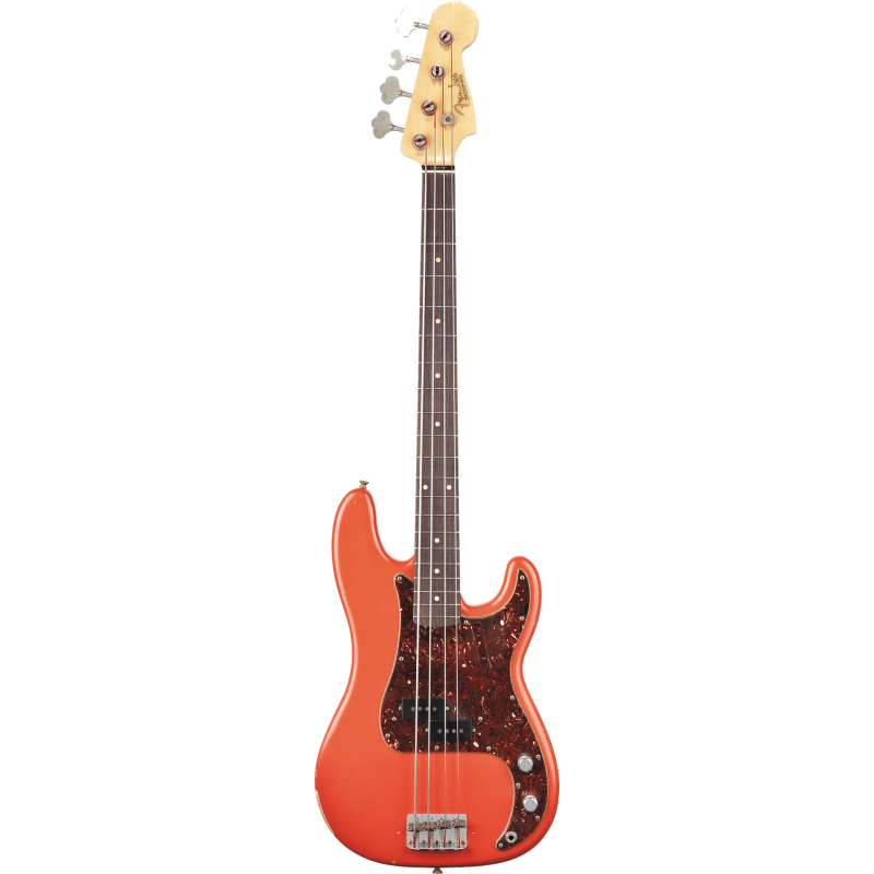 FENDER CUSTOM SHOP Pino Palladino Signature Precision Bass touche palissandre Fiesta Red over Desert Sand